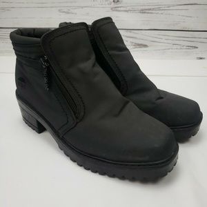 Totes Jill Weatherproof Zip Up Ankle Rain Boot 7M